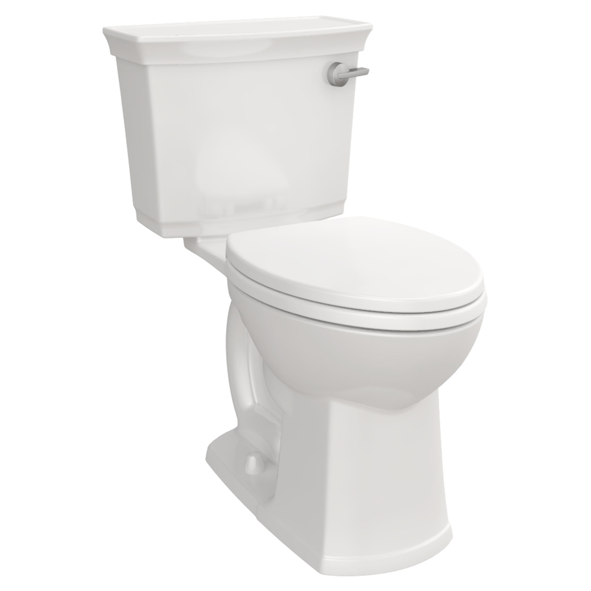 Wyatt® Two-Piece Chair-Height Right-Hand Trip Lever Elongated Toilet with Seat